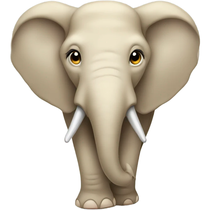 Beige elephant  emoji