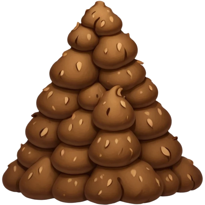Bottomless bear poop emoji