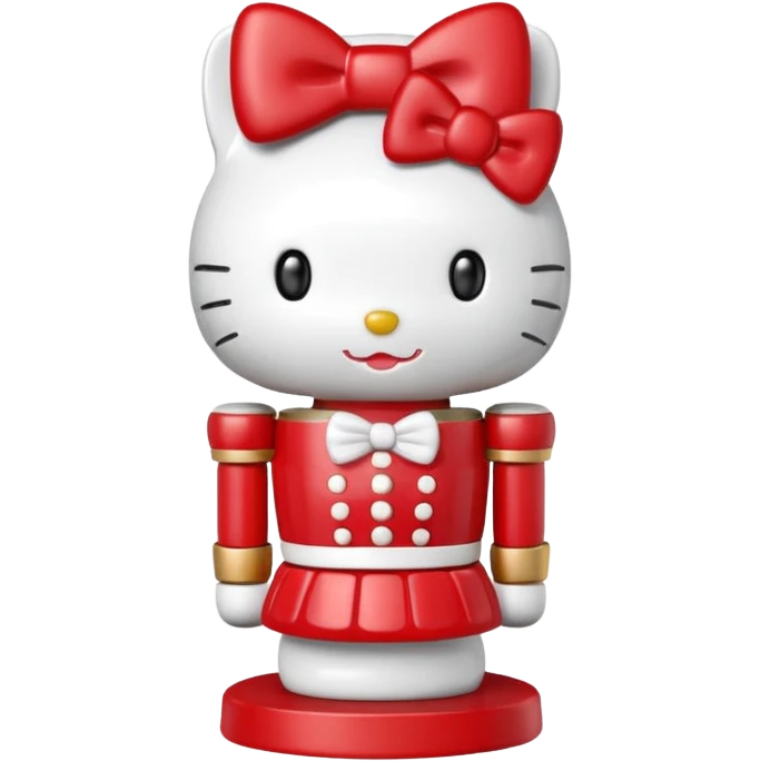 hello kitty nutcracker emoji