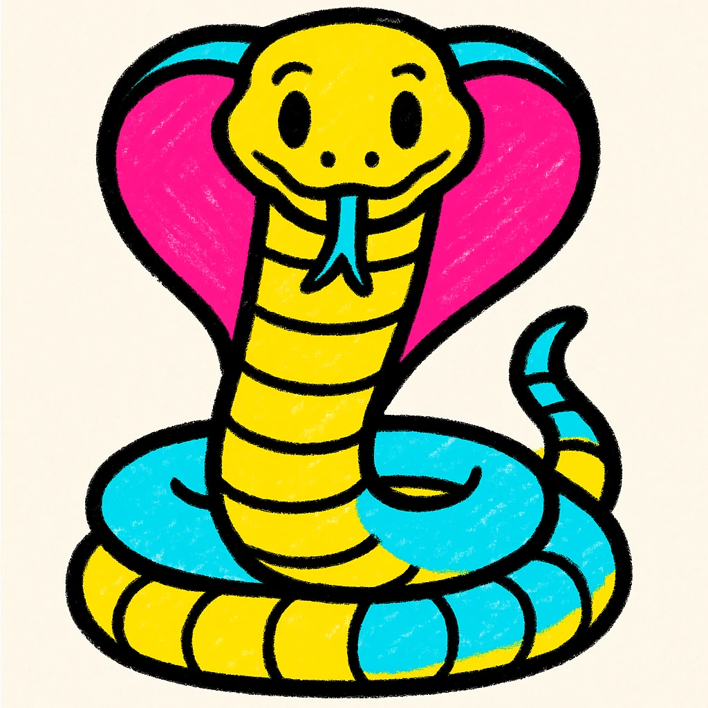 King cobra emoji