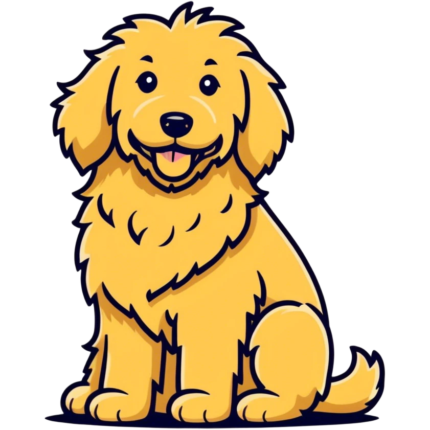 Goldendoodle emoji