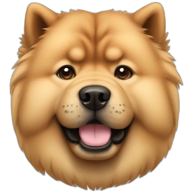 Chow Chow dog emoji