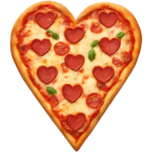 heart-shaped pizza emoji
