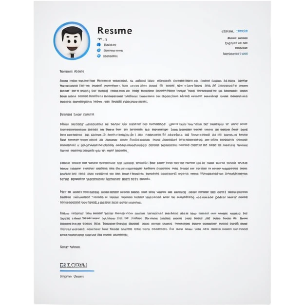 resume letter emoji