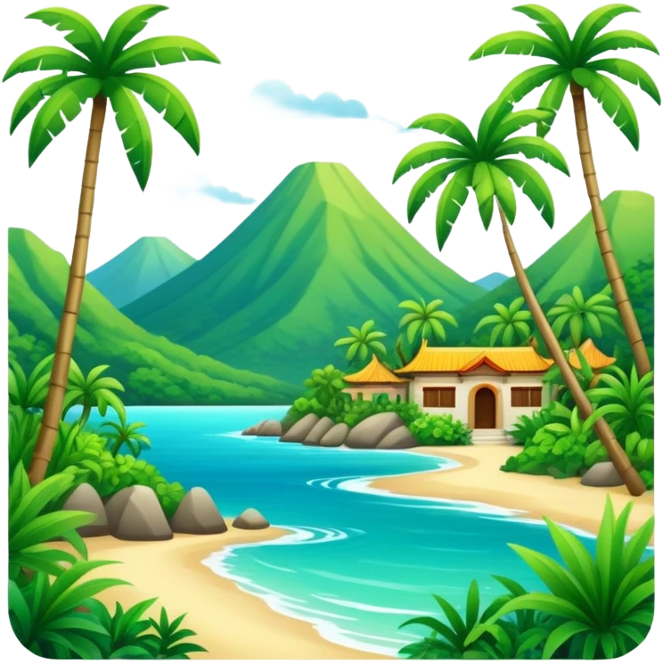 Exotic scenery  emoji