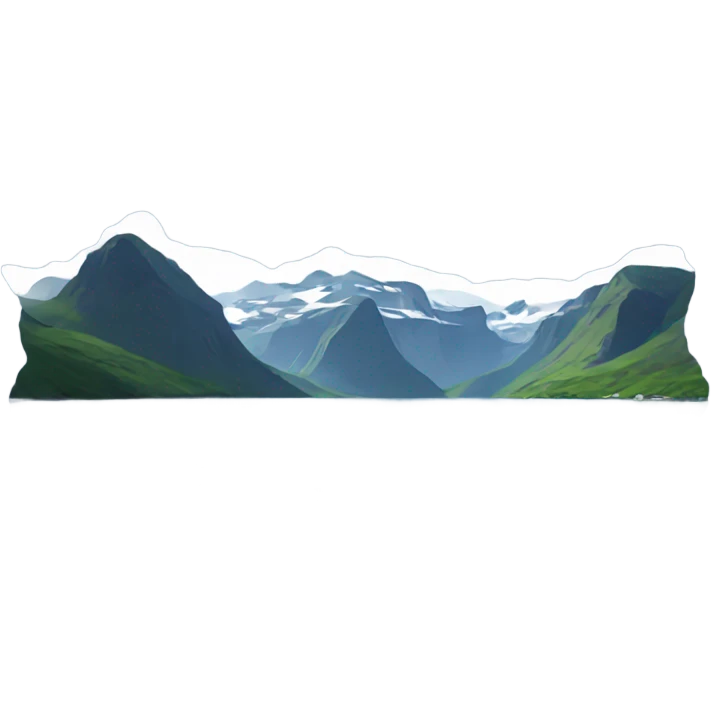 Norwegian fjord emoji