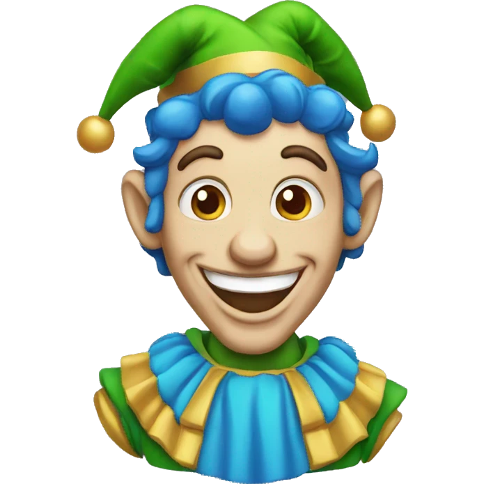 jester cartoon emoji