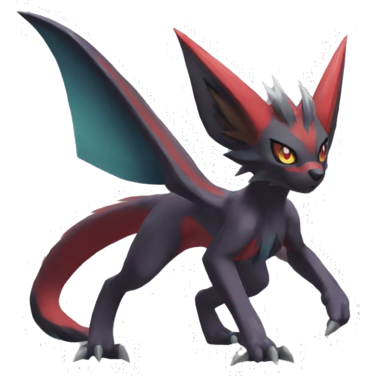 Noivern-Litten-Zoroark full body emoji