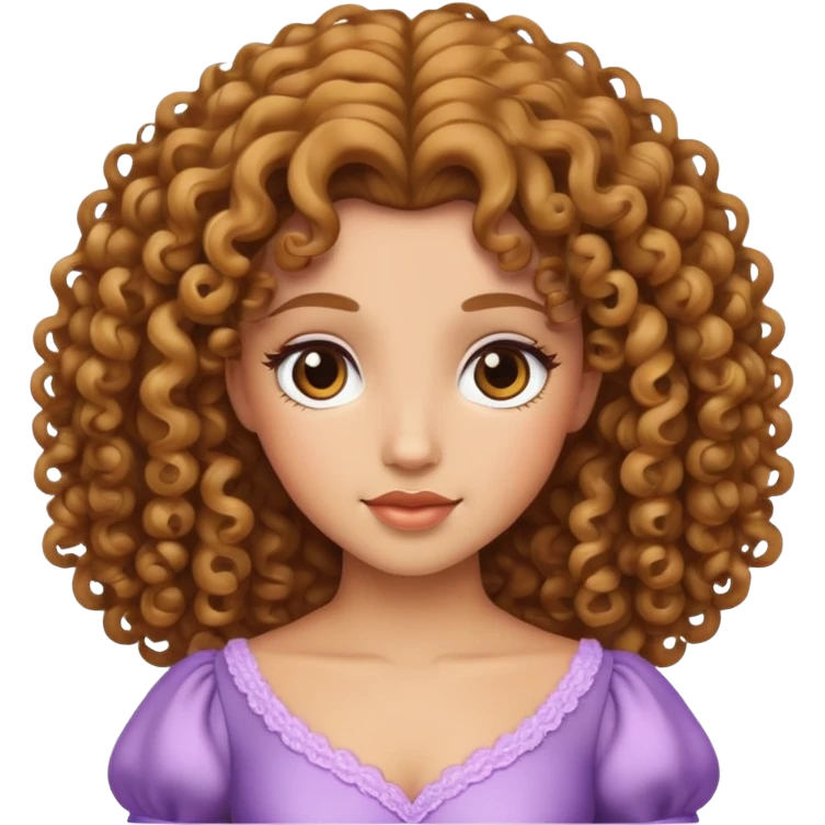 principessa riccia emoji