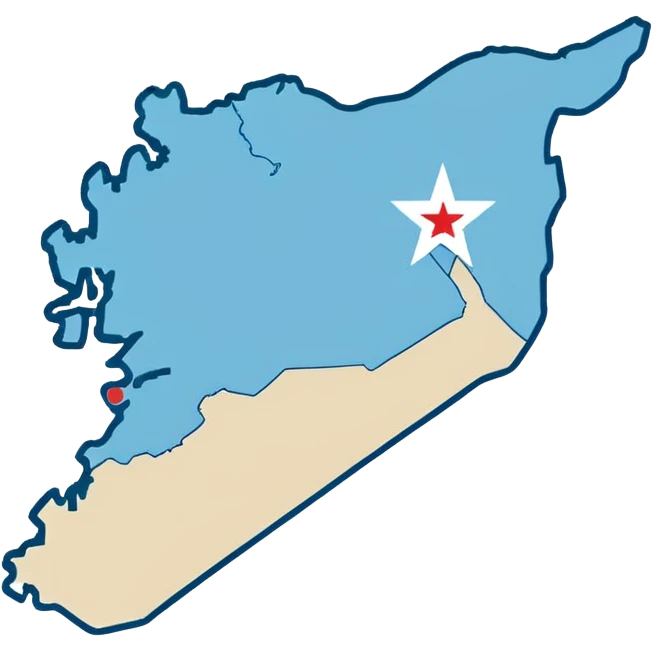 Syria Map Outline emoji