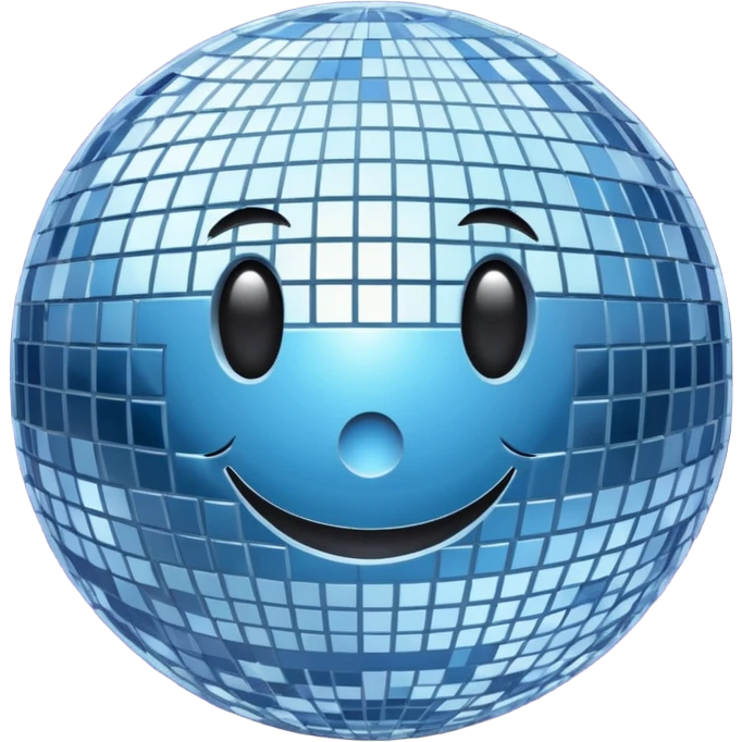disco ball moon emoji