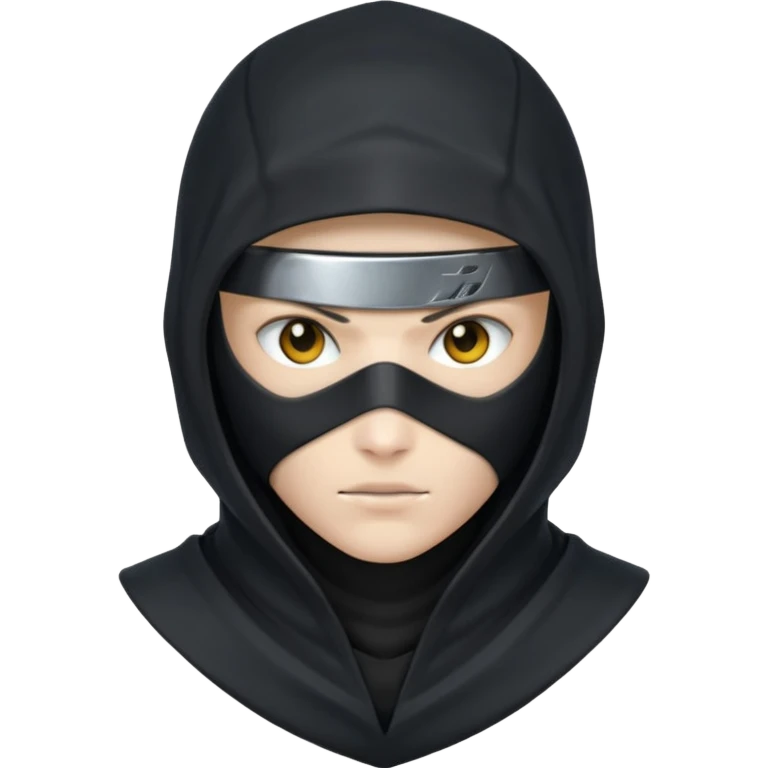 hooded ninja cyborg emoji