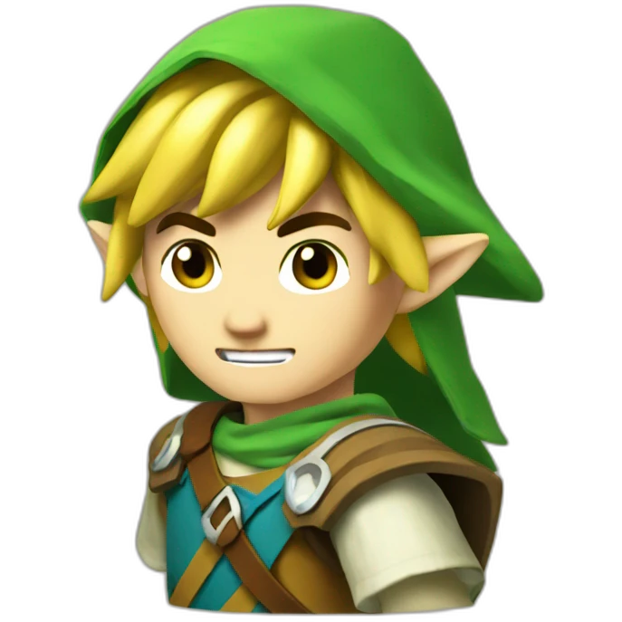 Link from Zelda game emoji