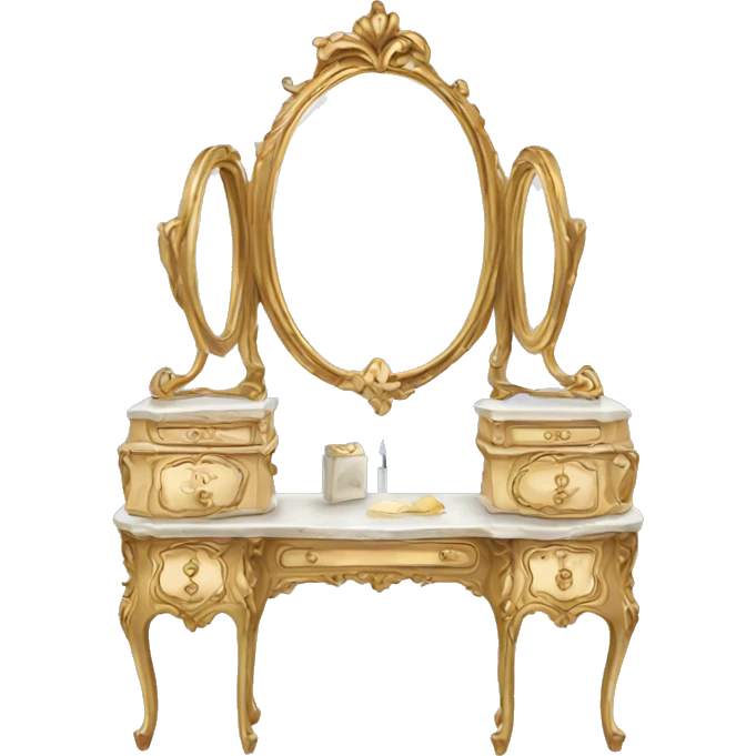 Rococo vanity emoji