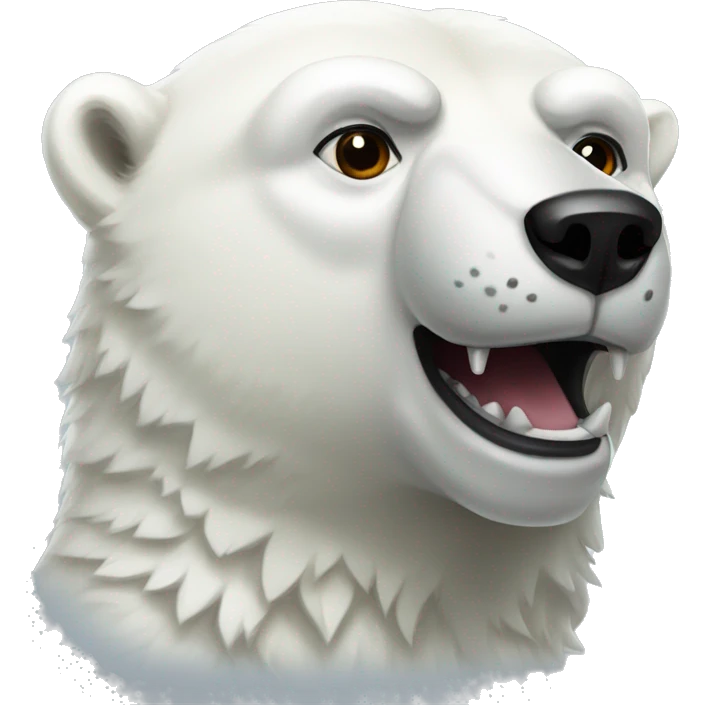 Military polar bear  emoji