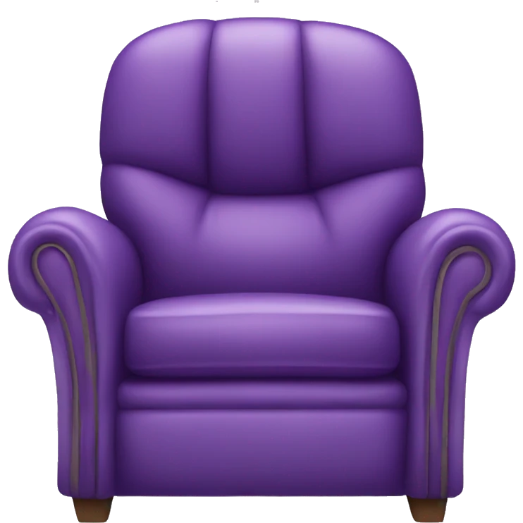 purple chair  emoji