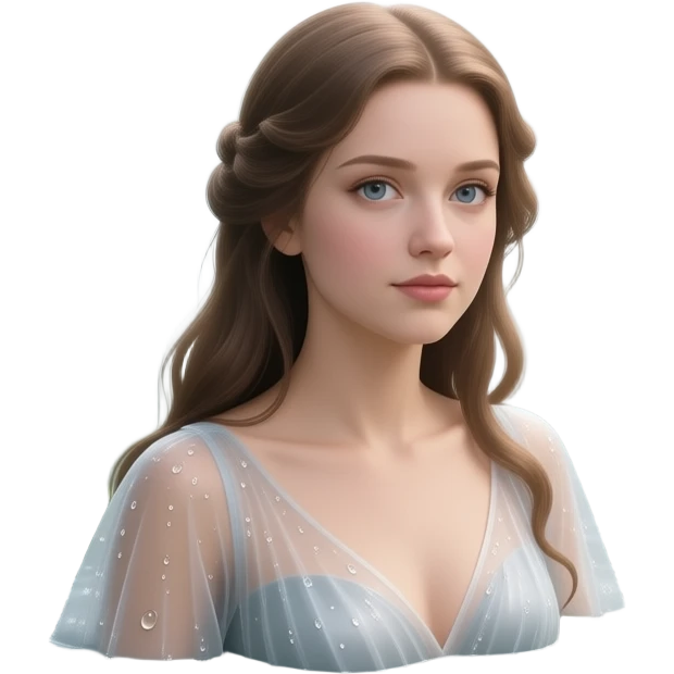 Ophelia Floating in the Water - a scene from the original painting by John Everett Miles emoji