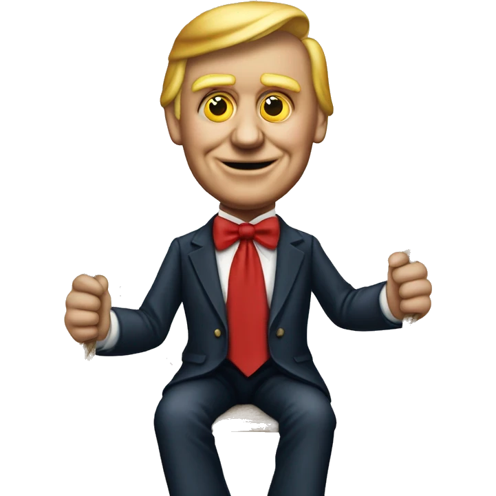  Trump marionette Pinocchio  emoji