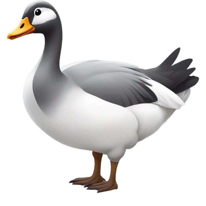 Attractive looking goose  emoji