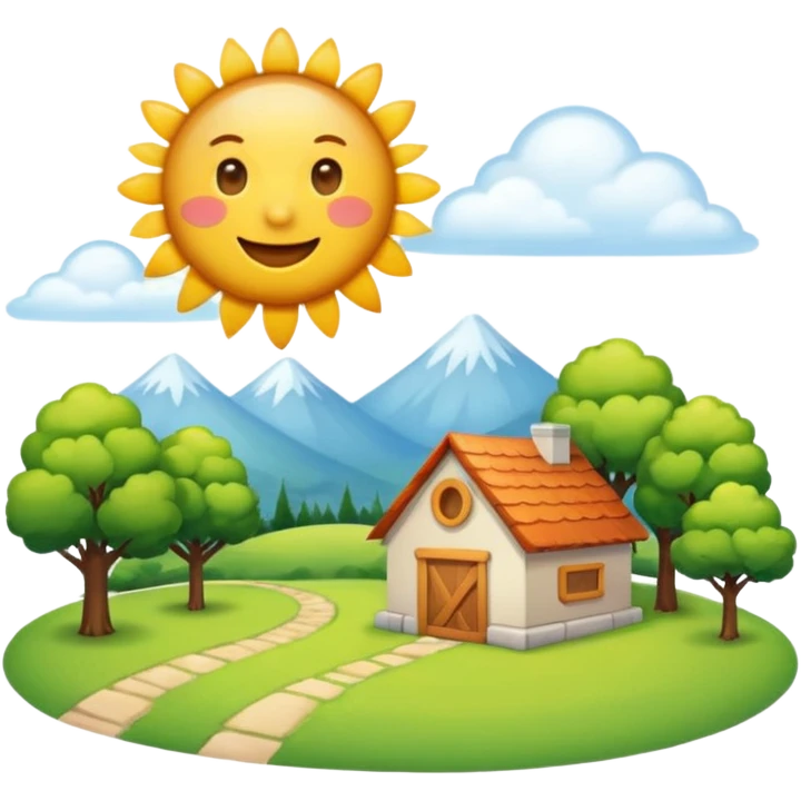 sunny day emoji
