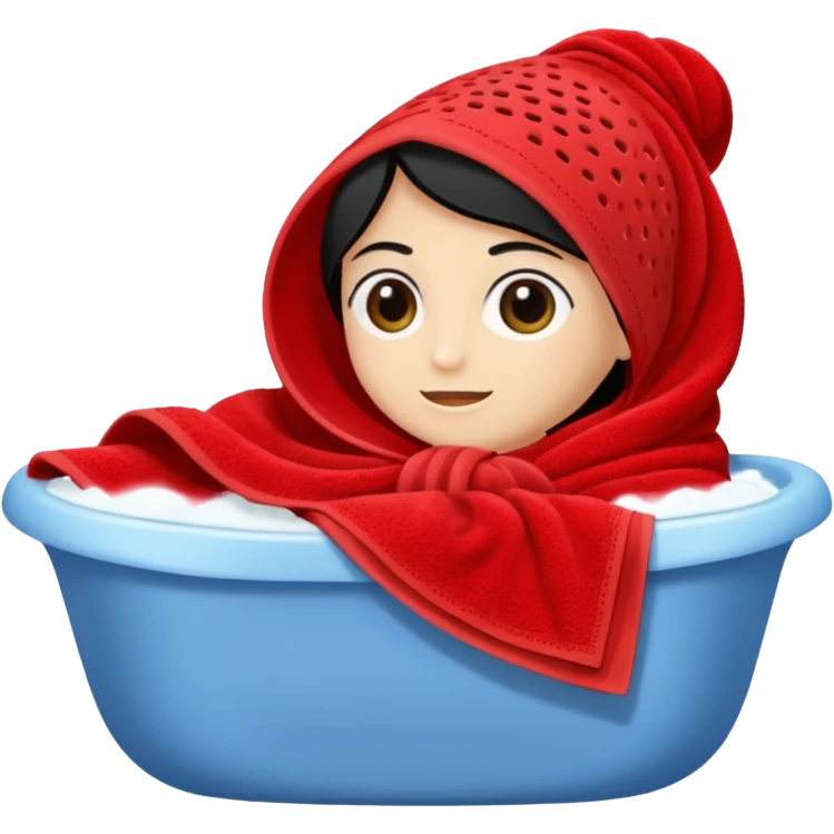 لنگ حمام قرمز سوراخ برای پرسپولیس emoji