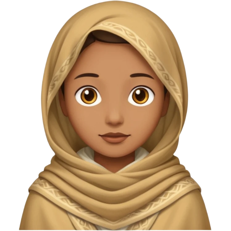 zimbabwe, light brow., 
shawl, kort emoji