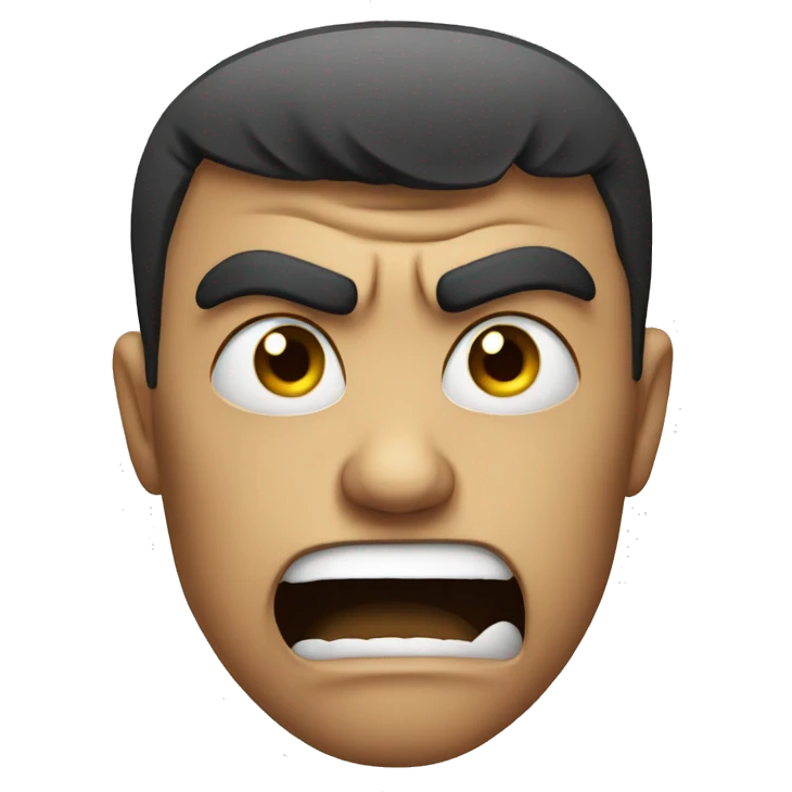 angry face emoji