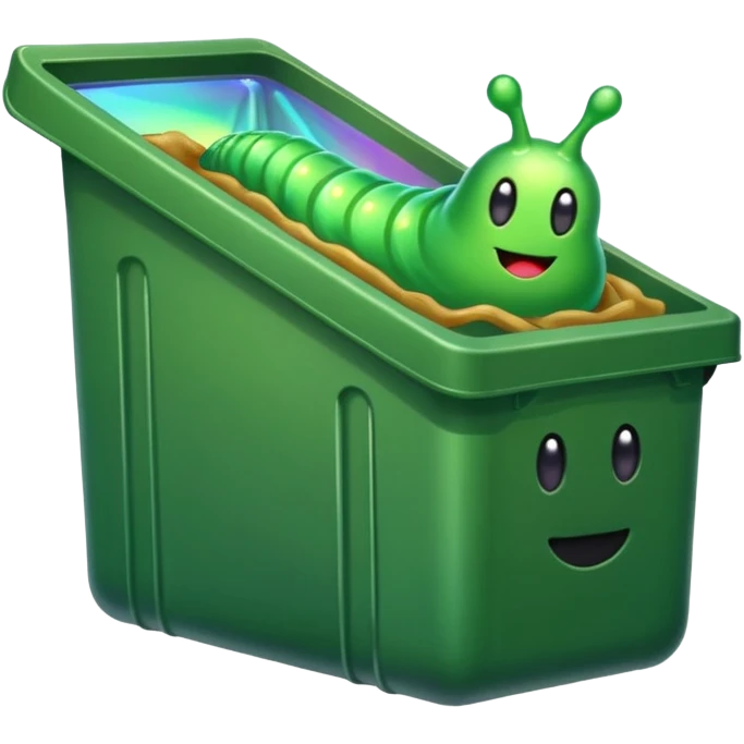 Silly Dumpster Slug emoji