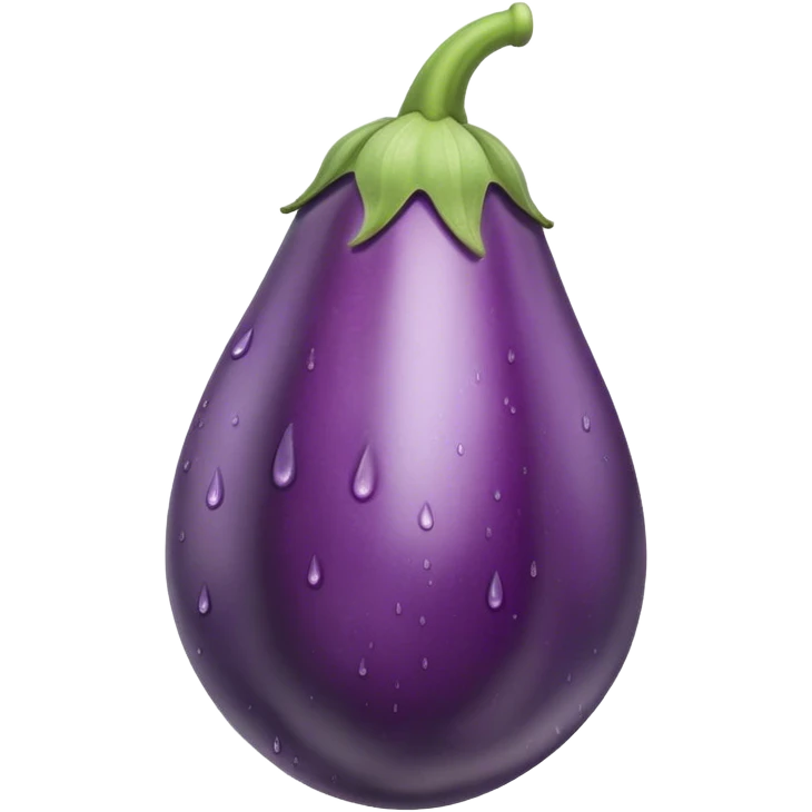 Wet eggplant  emoji