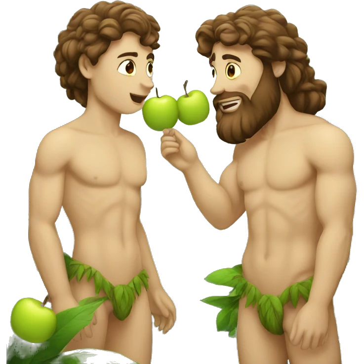 Adam and Eve emoji