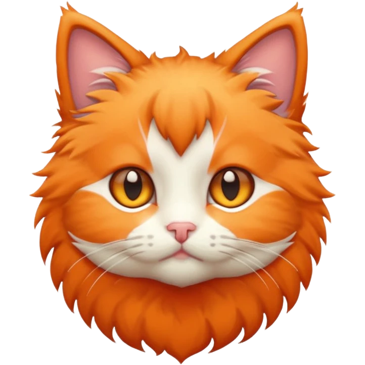 Kitten icon, pixel style emoji