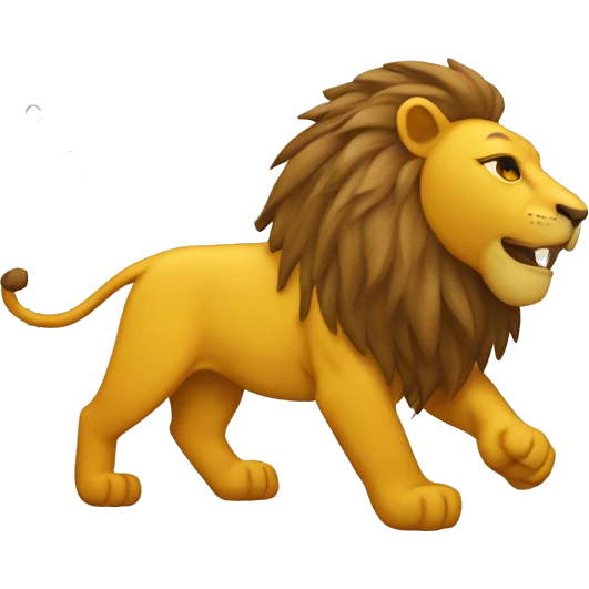 Lion and sun flag emoji