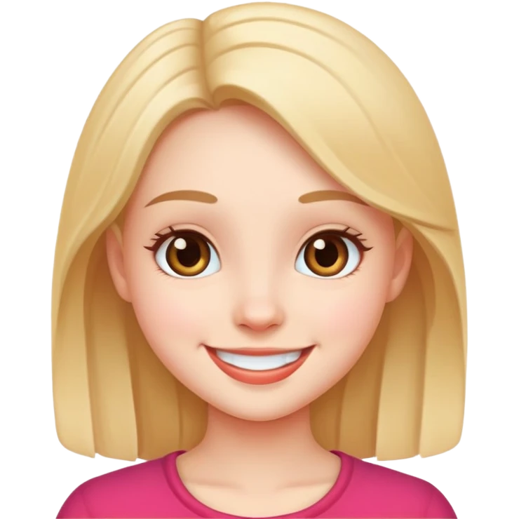 Cute girl emoji
