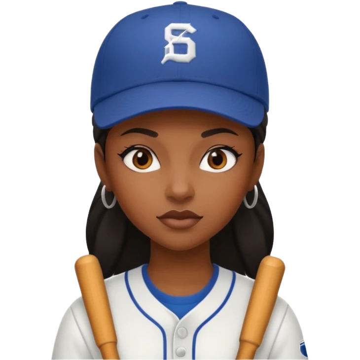 black girl Bold, edgy, confident, sporty, fearless, striking, urban, statement-making emoji