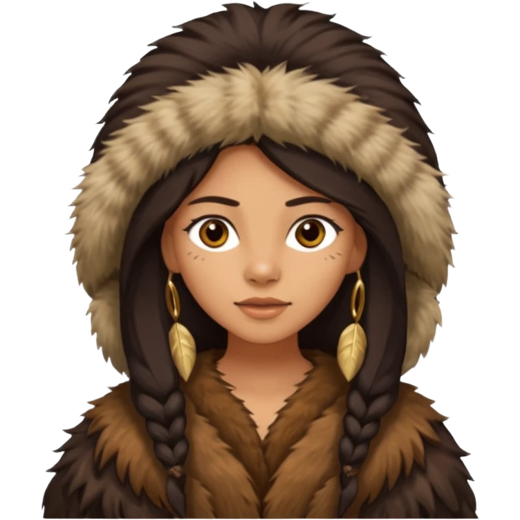 stone age woman emoji