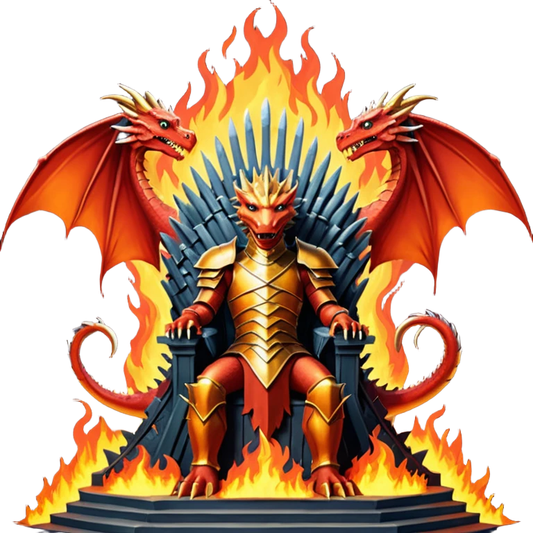Create a poster for games of throne  emoji