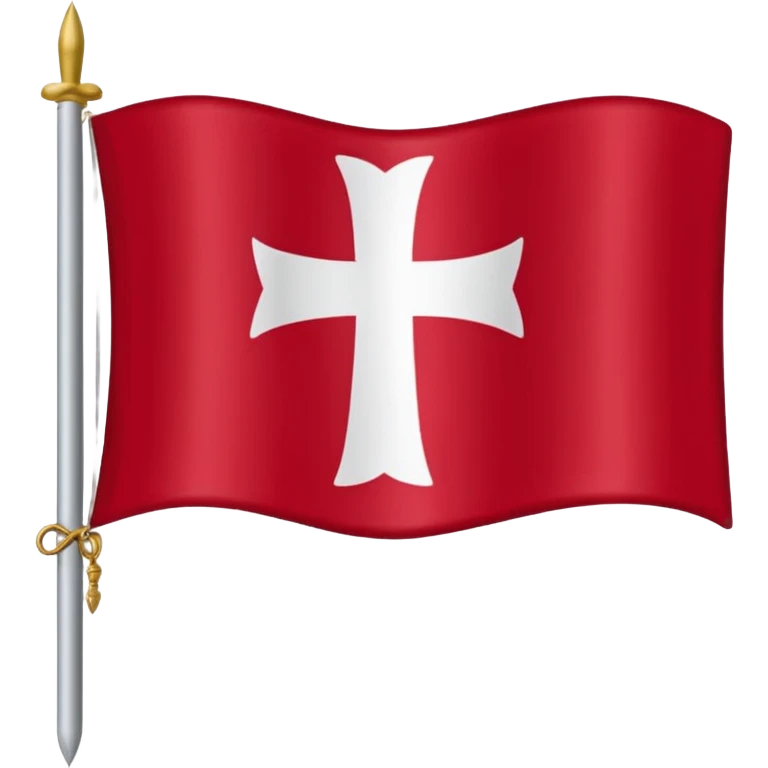 Le drapeau savoyard est de format rectangulaire. Il a un fond rouge légèrement plus foncé que le drapeau de la suisse, et une croix centrée atteignant les bords du drapeau. emoji