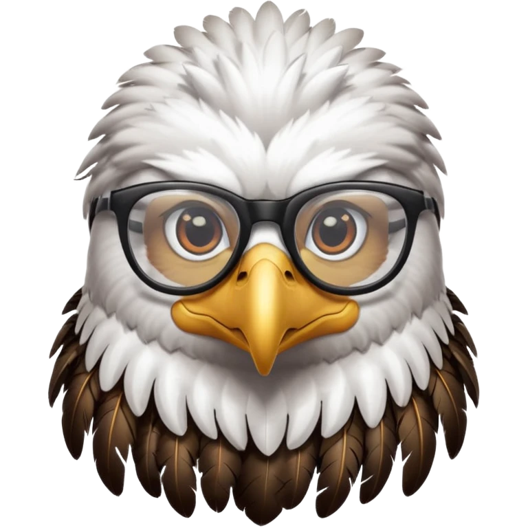 eagle with glasses emoji