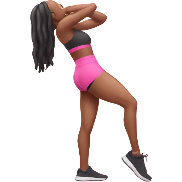 pink resistance band for glutes  emoji