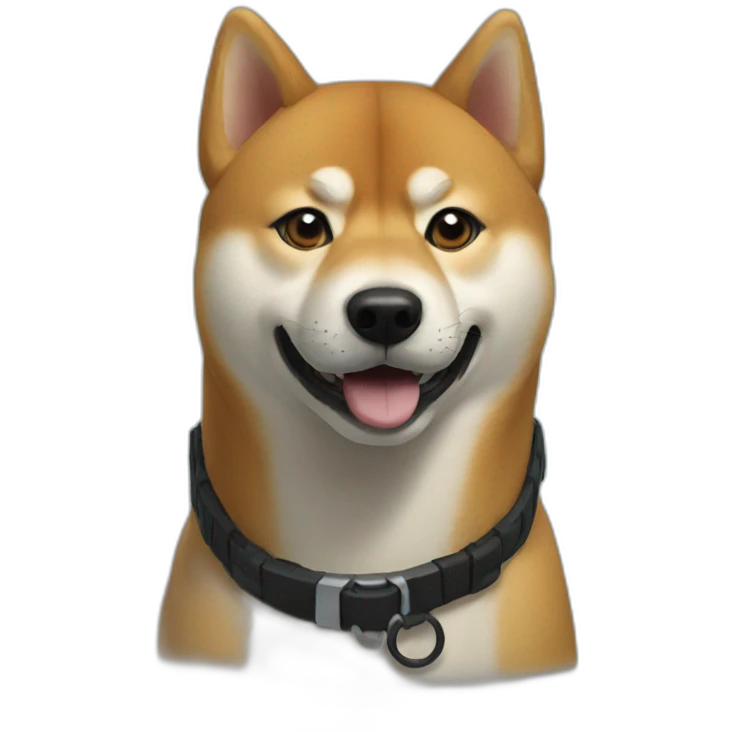 Shiba in eye of the storm emoji
