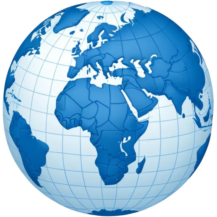 globe with blue meridians emoji