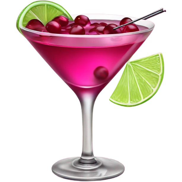 A cosmo martini emoji