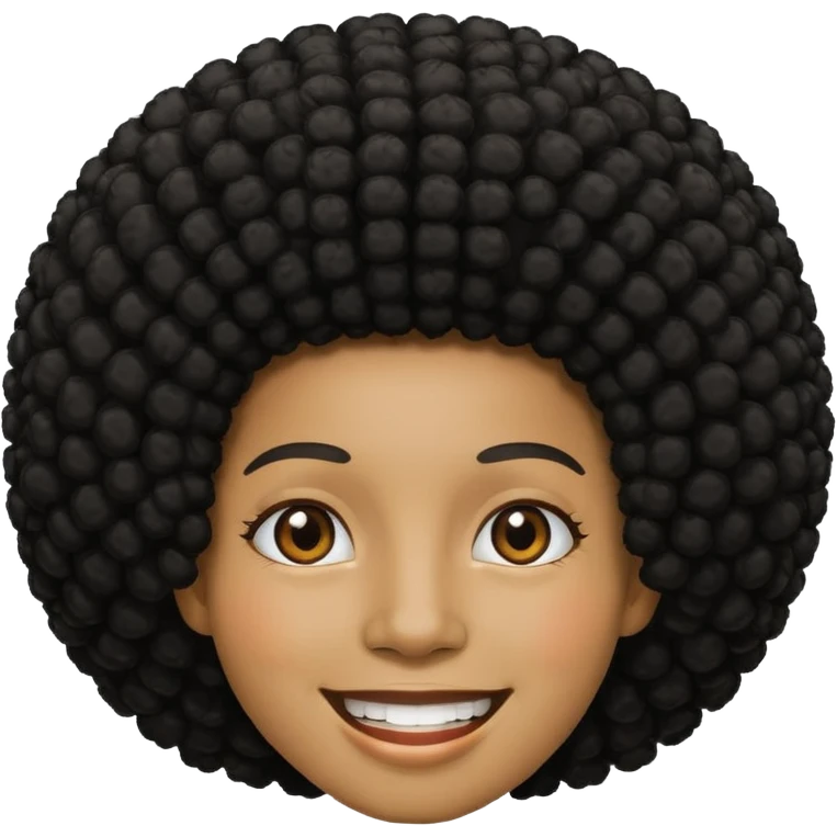 Afro emoji