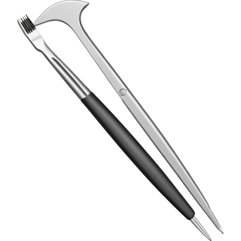 Tweezers for picking out eyebrows emoji