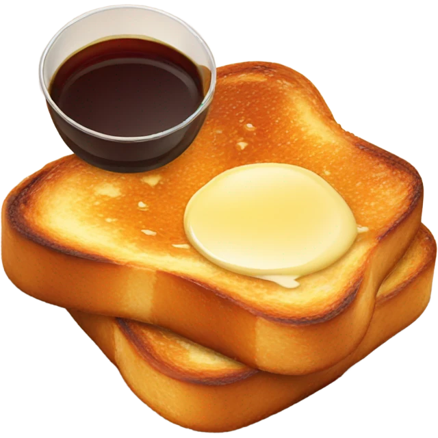 french toast with syrup emoji