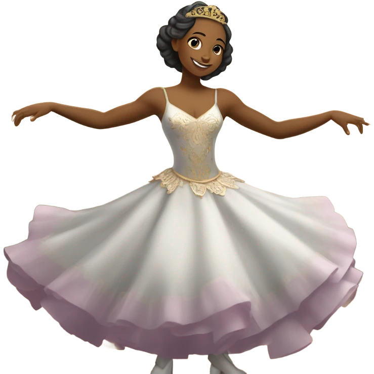 bailarina e um cavalo emoji