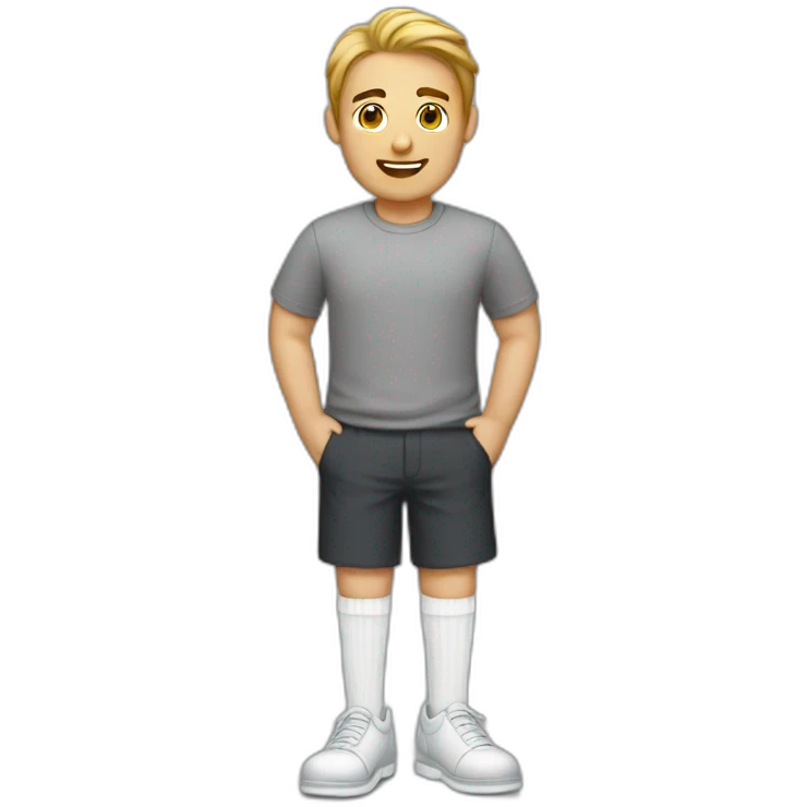Men in White socks emoji