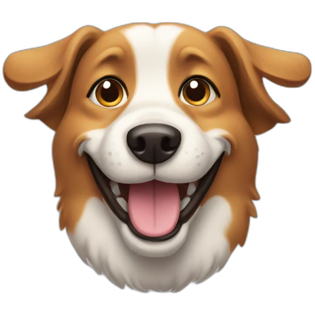 Happy dog emoji
