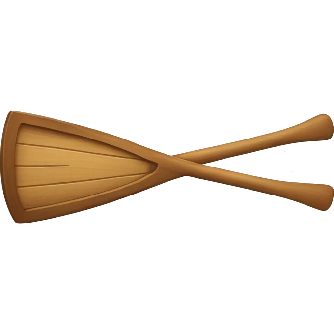 wooden oar emoji