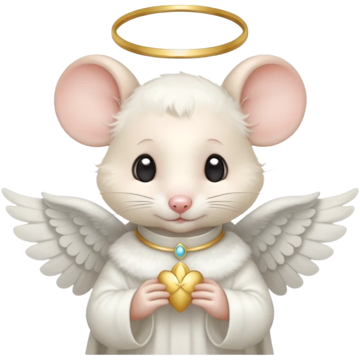 mouse angel emoji